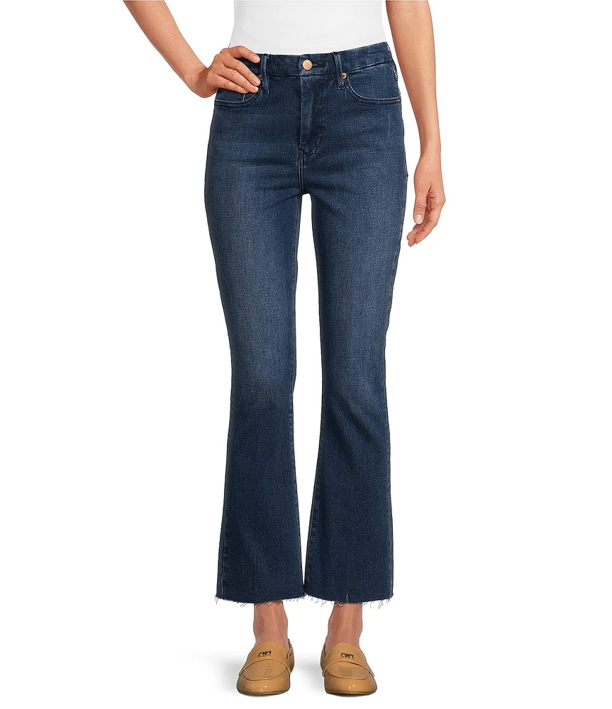 Dear John Jeanne Flare Leg High-Rise Cropped Jeans