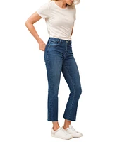 Dear John Jeanne Flare Leg High-Rise Cropped Jeans