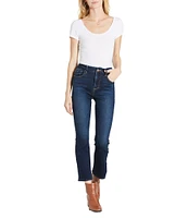 Dear John Jeanne High Rise Cropped Flare Jeans