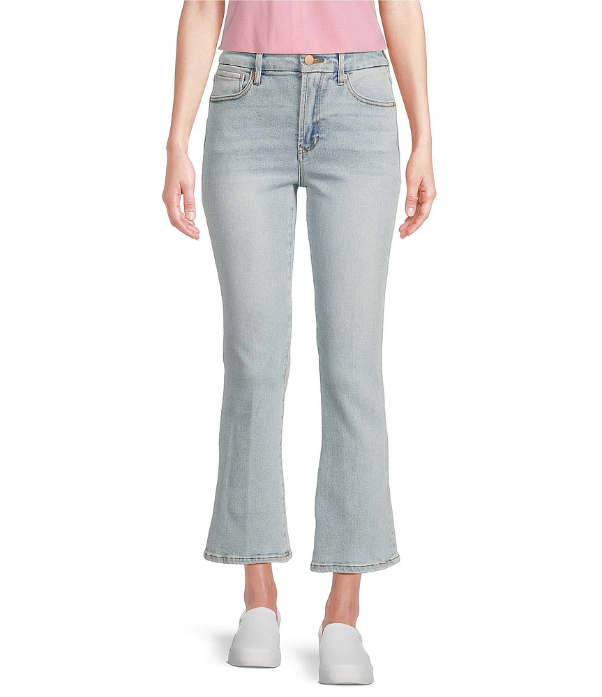 Dear John Jeanne Stretch Denim High Rise Ankle Length Flare Jeans
