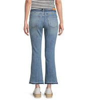 Dear John Jeanne Stretch Denim High Rise Flare Leg Cropped Jeans
