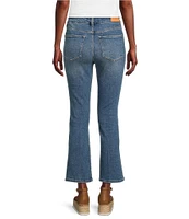 Dear John Jeanne Stretch Denim High Rise Kick Flare Cropped Jeans