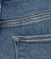 Dear John Jeanne Stretch Denim High Rise Kick Flare Cropped Jeans
