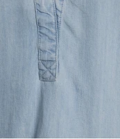 Dear John Julia V-Neck Cap Sleeve Blouse