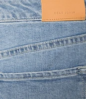 Dear John Julian Stretch Denim Frayed Hem Shorts