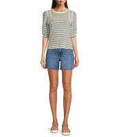 Dear John Julian Stretch Denim High Rise Shorts