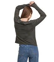 Dear John Kathy Crew Neck Long Sleeve T-Shirt