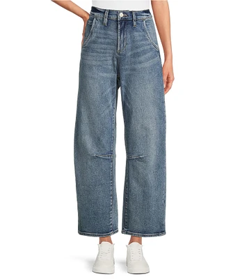 Dear John Lasso High-Rise Cropped Loose Barrel Jeans