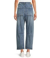 Dear John Lasso High-Rise Cropped Loose Barrel Jeans