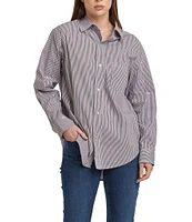 Dear John Lola Oversized Collared Long-Sleeve Button-Down Shirt