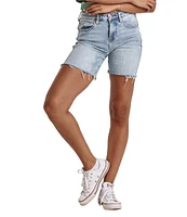 Dear John Ruthie Super High Rise Denim Cut Off Shorts