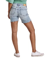 Dear John Ruthie Super High Rise Denim Cut Off Shorts