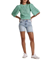 Dear John Ruthie Super High Rise Denim Cut Off Shorts
