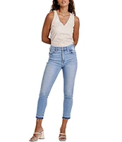 Dear John Stella Straight Leg Slim Fit High Rise Jeans