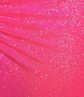 Dear Moon Glitter V-Neck Twist Front Spaghetti Strap Gown