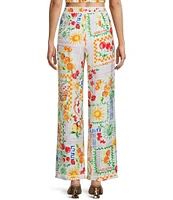 Dee Elly Cherry Farmers Market Print Coordinating Pants