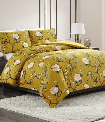 Dee Ocleppo Bird Chinoiserie Reversible Comforter Mini Set