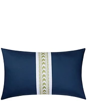 Dee Ocleppo Embroidered Chevron Decorative Breakfast Pillow