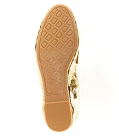 Deltan James Crinkle Metallic Leather Flats