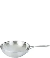 Demeyere Industry 5-Ply 5-qt. Stainless Steel Flat Bottom Wok