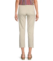 Democracy #double;Ab#double;solution® Embroidered Slim Straight Leg High Rise Cropped Jeans