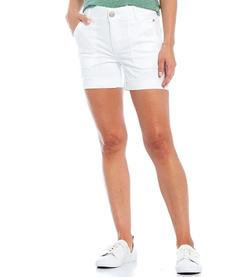 Democracy #double;Ab#double;solution® High Rise Booty Lift Slimming Panel Cuffed Shorts