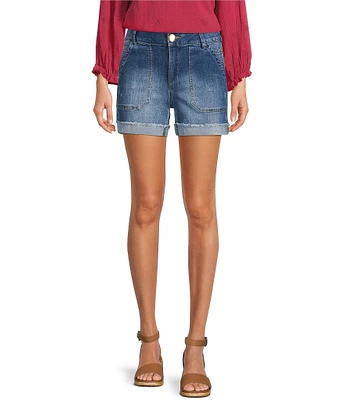 Democracy #double;Ab#double;solution High Rise Cuffed Shorts