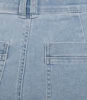 Democracy #double;Ab#double;solution® High-Rise Double Button Denim Shorts