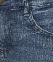 Democracy #double;Ab#double;solution® High Rise Straight Leg Frayed Hem Ankle Jeans