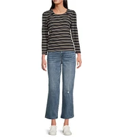 Democracy #double;Ab#double;solution® Sky Rise Relaxed Straight Leg Cropped Jeans