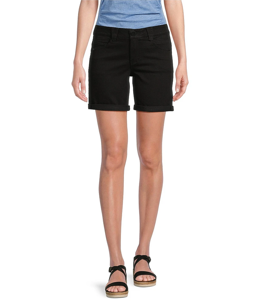 Democracy #double;Ab#double;solution® Straight Leg Cuffed Denim Shorts