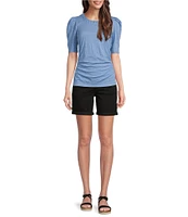 Democracy #double;Ab#double;solution® Straight Leg Cuffed Denim Shorts