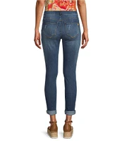 Democracy #double;Ab#double;solution® Stretch Slim Straight-Leg Ankle Cuffed Skimmer Jeans