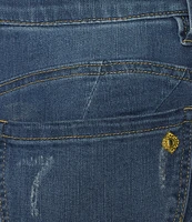 Democracy #double;Ab#double;solution® Stretch Slim Straight-Leg Ankle Cuffed Skimmer Jeans