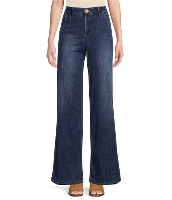 Democracy #double;Ab#double;solution® Wide-Leg Tulip Hem Denim Jeans