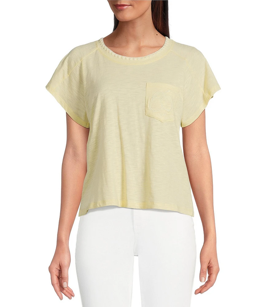 Democracy Embroidered #double;Make Lemonade#double; Pocket Tee