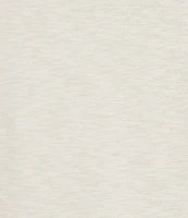 Democracy Mix-Media Scoop Neck Embroidered Elbow Puff Sleeve Top