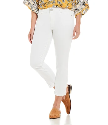 Democracy Petite Size #double;Ab#double;solution® Crop Mid Rise Cuffed Jeans