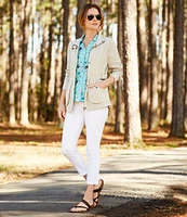 Democracy Petite Size #double;Ab#double;solution® Crop Mid Rise Cuffed Jeans