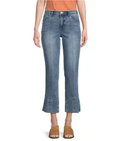 Democracy Petite Size #double;Ab#double;solution® High Rise Kick Flare Leg Denim Jeans