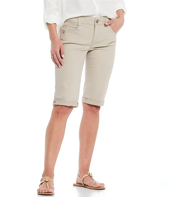 Democracy Petite Size #double;Ab#double;solution® Mid-Rise Cuffed Bermuda Shorts