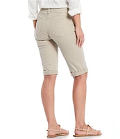 Democracy Petite Size #double;Ab#double;solution® Mid-Rise Cuffed Bermuda Shorts