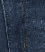 Democracy Petite Size #double;Ab#double;solution® Mid-Rise Fray Hem Skimmer Jeans