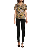 Democracy Petite Size #double;Ab#double;solution® Skinny Leg Mid Rise Denim Ankle Jeggings