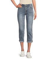 Democracy Petite Size #double;Ab#double;solution® Skinny Rolled Hem Ankle Skimmer Jeans