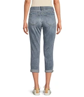 Democracy Petite Size #double;Ab#double;solution® Skinny Rolled Hem Ankle Skimmer Jeans