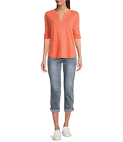 Democracy Petite Size #double;Ab#double;solution® Skinny Rolled Hem Ankle Skimmer Jeans