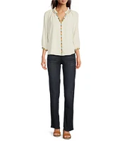 Democracy Petite Size #double;Ab#double;solution Straight Leg Jeans