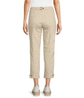 Democracy Petite Size #double;Ab#double;solution Stretch Tapered Utility High Rise Tapered Leg Pants