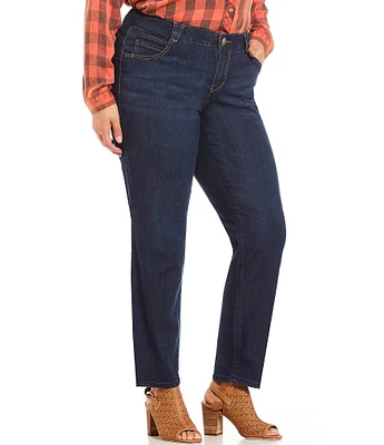 Democracy Plus Size #double;Ab#double;solution® Mid Rise Straight Leg Jeans